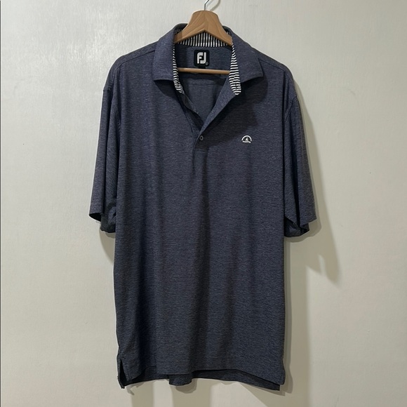 FJ Other - FJ MEN GREY PERFORMANCE POLO SHIRT W EMBROIDERED LOGO Sz LG